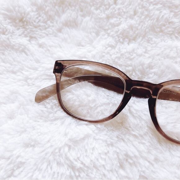 Mason Clear Brown Modern Chic Reader Glasses - Picture 2 of 9